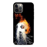 Lopard Apple iPhone 12 Pro Uyumlu Kılıf FireX (35) Fit Design Kılıf Futbol