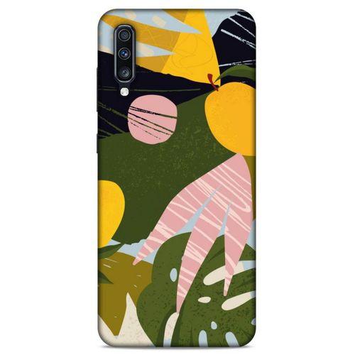 Lopard Samsung Galaxy A70 Uyumlu Kılıf Soyut Sanat (33) Baskılı Hybrid Kılıf