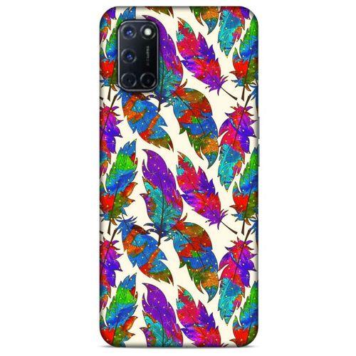 Oppo A72 Kılıf Desenli Özel Seri Tüyler (34) Slim Armor Kılıf