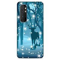 Xiaomi Mi Note 10 Lite Kılıf Snowix (28) Arka Kapak Mavi Koyu