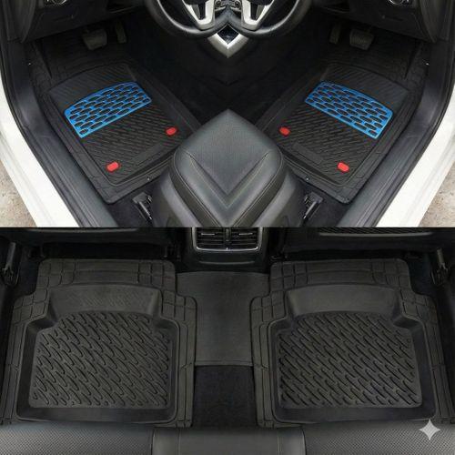 Safir Mitsubishi Uyumlu Space Star Havuzlu Universal Paspas Krom Mavi Parça