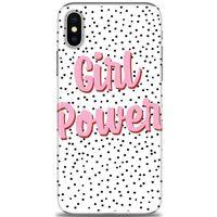 iPhone XS Kılıf HD Baskılı Kılıf - Girl Power + Tam Ekran Koruyucu