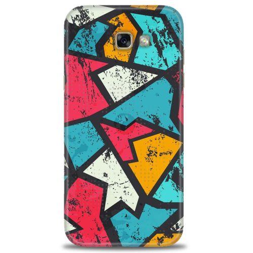 Samsung Galaxy A7 2017 / A720 Kılıf HD Baskılı Kılıf - Grafiti + Tam Ekran Koruyucu