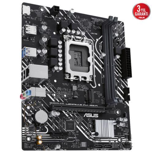 ASUS PRIME H610M-F D4 R2.0-SI, 2xDDR4, M.2, HDMI, 12-13.14.Nesil, LGA1700 Soket, Anakart (Bulk)