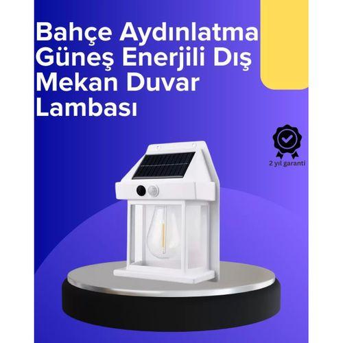 Güneş Enerjili Hareket Sensörlü Duvar Lambası