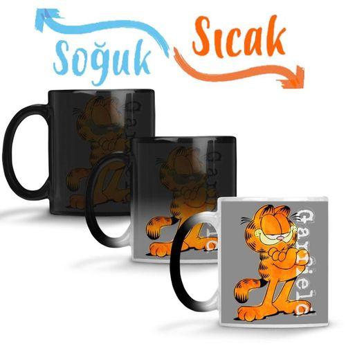 Garfield Sihirli Kupa Bardak Porselen