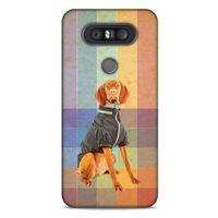 LG K41S - K51S Kılıf Köpek Kıyafetleri (36) Glitter Kılıf Alman Pointer