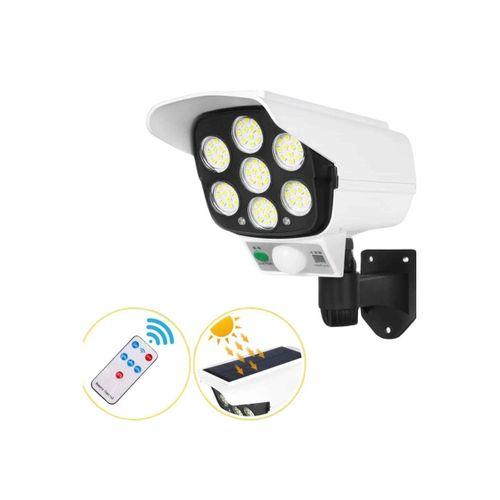 Solar Bahçe Aydınlatması Hareket Sensörlü Uzaktan Kumandalı Kamera Görünümlü