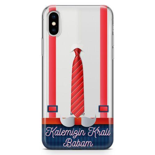 Apple iPhone XS Max Kılıf Babalar Günü Hediyesi Arka Kapak Koruma Desenli Full Koruyucu