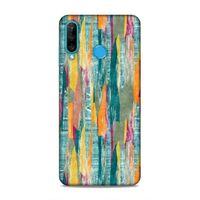 Huawei P30 Lite Uyumlu Kılıf Utopia (34) Slim Armor Kılıf Rüzgar Gülü