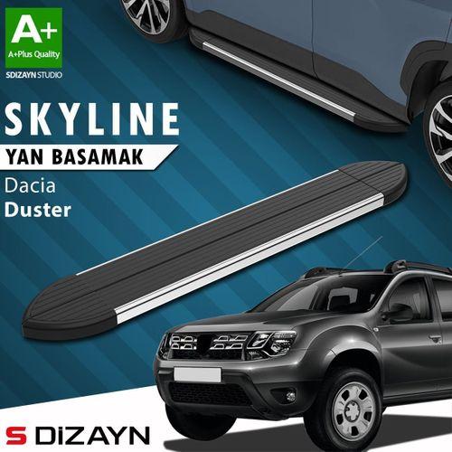 S-Dizayn Dacia Duster Skyline Krom Yan Basamak 173 Cm 2009-2018 A+ Kalite