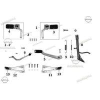 MONDİAL Mondial Rx1 Enduro Ön Basamak Sağ Orj *