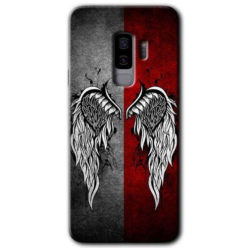 Galaxy S9 Plus Kılıf HD Desen Baskılı Arka Kapak - Lucifer + Kırılmaz Cam