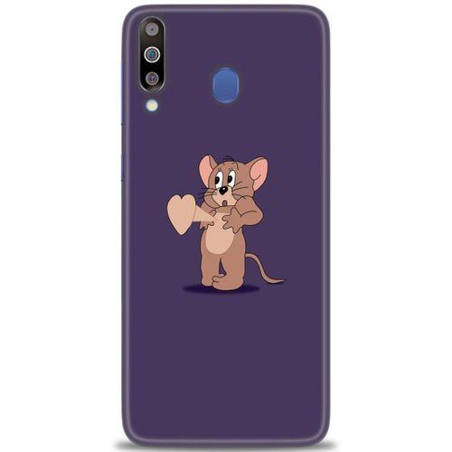 Samsung Galaxy M30 Kılıf HD Baskılı Kılıf - Aşık Jerry + Tam Ekran Koruyucu