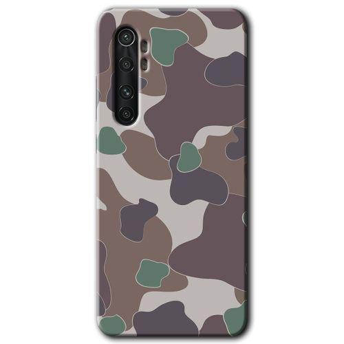 Xiaomi Mi Note 10 Lite Kılıf HD Desen Baskılı Arka Kapak - Kamuflaj 11