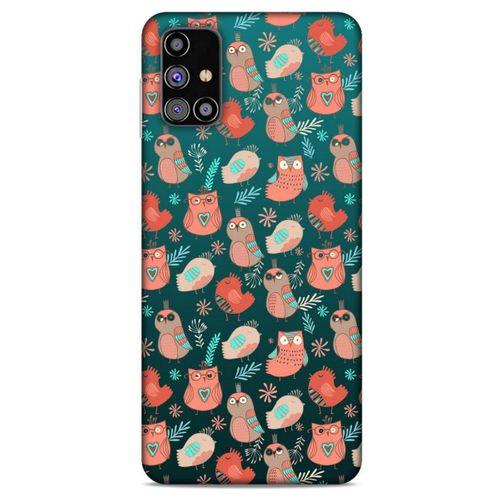 Baykuşlar (21) Desenli Silikon Kapak Telefon Kabı Samsung Galaxy M31s Kılıf