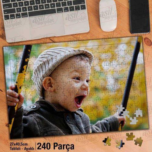 Asil Hobi - Gülümseyen Sevimli Çocuk -yapboz - Ayak Destekli 240 Parça Puzzle