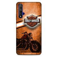 Huawei P Smart S 2020 Uyumlu Kılıf Motorsiklet (20) Koruyucu Kılıf İskelet