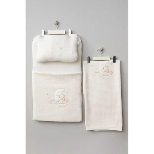 Bebitof Baby Bebitof Ay ve Ayıcık 3'lü Alt Açma Seti 50055 Ekru