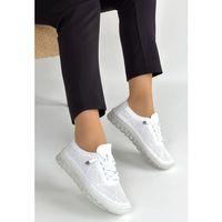 Merja Beyaz Deri Bağcıklı Spor Ayakkabı