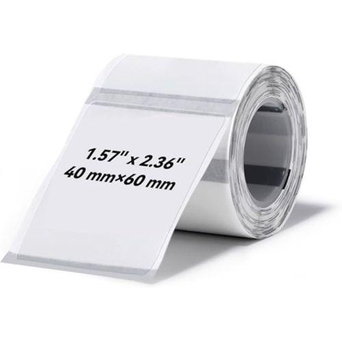 NIIMBOT T40 Etiket 40mm x 60mm 125 adet Şeffaf (B1,B21S,B3S)