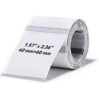 NIIMBOT T40 Etiket 40mm x 60mm 125 adet Şeffaf (B1,B21S,B3S)