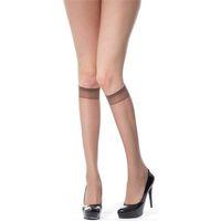 Kadın Diz Üstü Çorap 12 Li 20 Den İnce Mat Burnu Takviyeli Lastikli Müjde