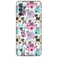 Lopard Samsung Galaxy A32 Uyumlu Kılıf Kediler (9) Kılıf Puantiyeli Kedi