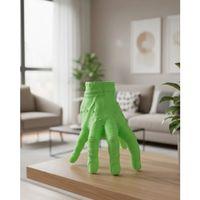 3d Yeşil El Dekoratif Heykel 27x22 Cm Büyük Boy Modern Tasarım