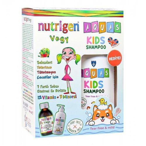 Nutrigen Vegy 200 ml Şurup Aquas Kids Şampuan Hediyeli