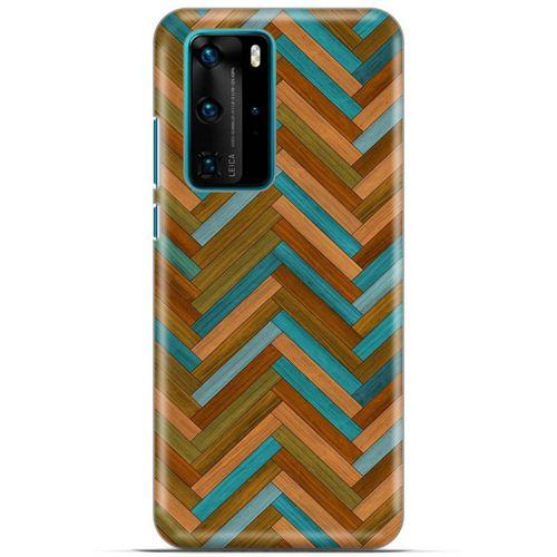 Lopard Huawei P40 Pro Uyumlu Kılıf Wood'X (38) Neo Hybrid Kılıf Desenli