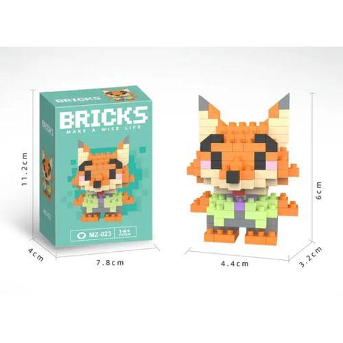 Bricks Zootropolis Nick Wilde Mini Lego Figürü