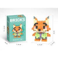 Bricks Zootropolis Nick Wilde Mini Lego Figürü
