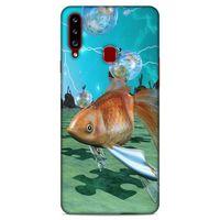 Lopard Samsung Galaxy A20s Uyumlu Kılıf Manipülasyon ☻ (29) Arka Koruma Kılıfı Baskılı