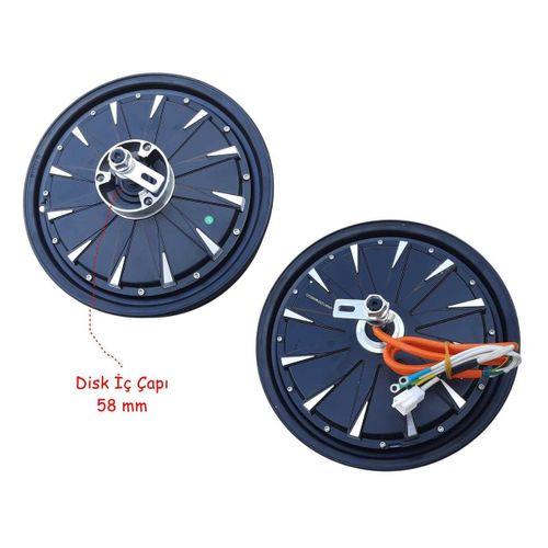 EBIS Ebıs E-Bis Arka Jant Motor 2.15-12 72V 2000W Diskli Model