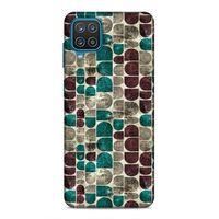 Samsung Galaxy A12 Uyumlu Kılıf Romans (36) Glitter Kılıf Kahverengi