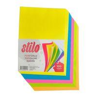 STİLO A4 RENKLİ FOTOKOPİ KAĞIDI 100 'lü 80 gram KARIŞIK RENKLER