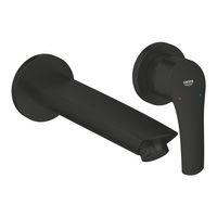 Grohe Eurosmart İki Delikli Lavabo Bataryası M Boyut Mat Siyah 293382433