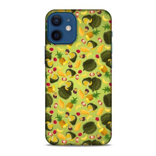 Frutix Rambutan 01 Apple iPhone 12 Mini Kılıf Desenli Silikon