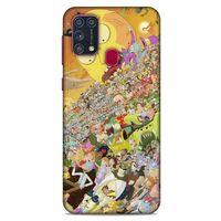 Samsung Galaxy M31 Uyumlu Kılıf Rick And Morty (37) Silicone Cover Slick Morty