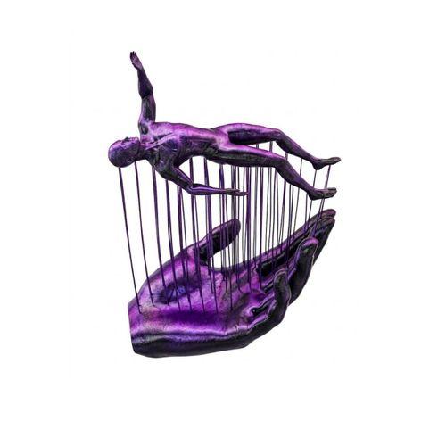 El İnsan Figür 3d Dekoratif Obje Modern Tasarım Ve Es Görünüm