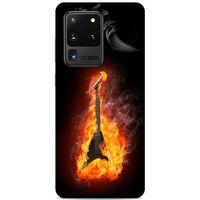 Lopard Samsung Galaxy S20 Ultra Uyumlu Kılıf FireX (12) Koruyucu Silikon Elektro Gitar