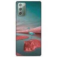 Lopard Samsung Galaxy Note 20 Uyumlu Kılıf Manipülasyon ☻ (21) Koruyucu Kapak Baskılı