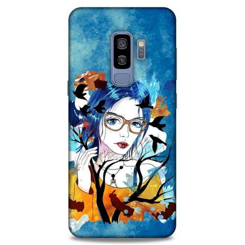 Lopard Samsung Galaxy S9 Plus Uyumlu Kılıf Sürreal Yüzler ♀ (27) Tasarımlı Kılıf Baskılı