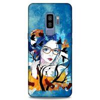 Lopard Samsung Galaxy S9 Plus Uyumlu Kılıf Sürreal Yüzler ♀ (27) Tasarımlı Kılıf Baskılı