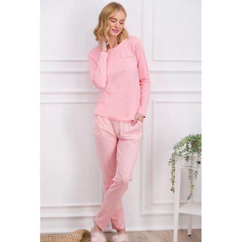 Pierre Cardin 8766-s Kadın Uzun Kol Pijama Takımı