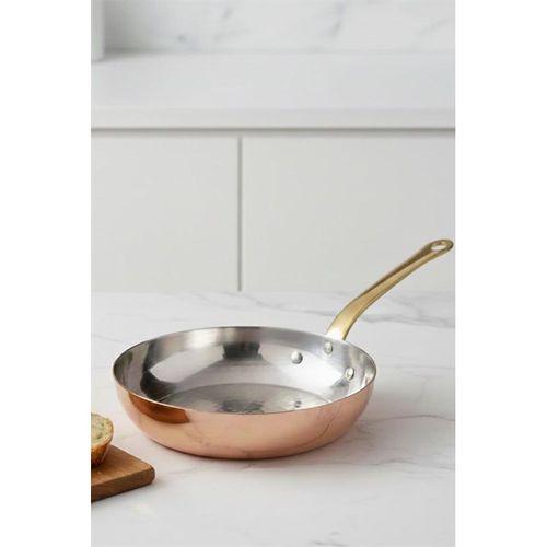 Turna Bakır Şahika Tava 3 No 18 Cm Sadece Taban El Dövme Kırmızı Turna7566-1