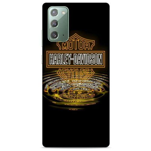 Samsung Galaxy Note 20 Uyumlu Kılıf Motorsiklet (35) Fit Design Kılıf Harley Davidson