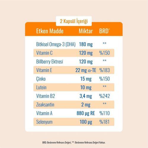 Rcfarma Macutein 60 Kapsül Lutein Zeaxanthin Dha  8699868780012
