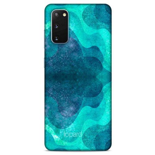 Samsung Galaxy S20 Kılıf Pastel Renkler (6) Silikon Kılıf Mavi Yeşil